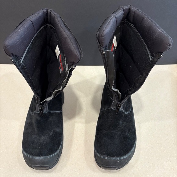 Merrell Encore Divine Midnight Black Suede Boots Women 7.5 Primaloft Polartec - Picture 8 of 16